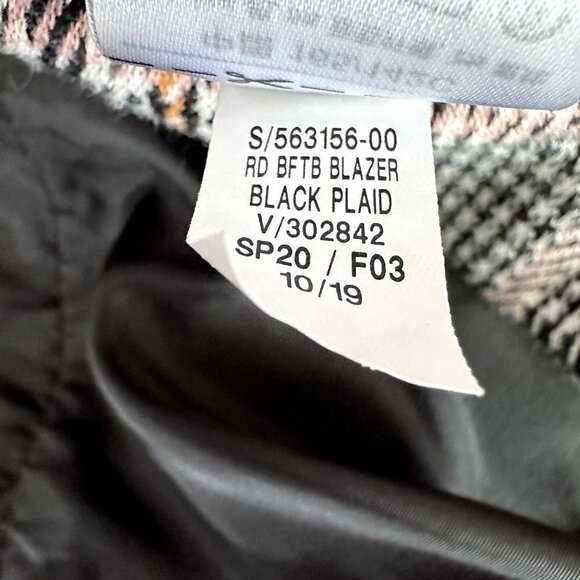 Old Navy Womens Boyfriend Fit Houndstooth Unstructured Blazer Size 3X - Picture 8 of 11